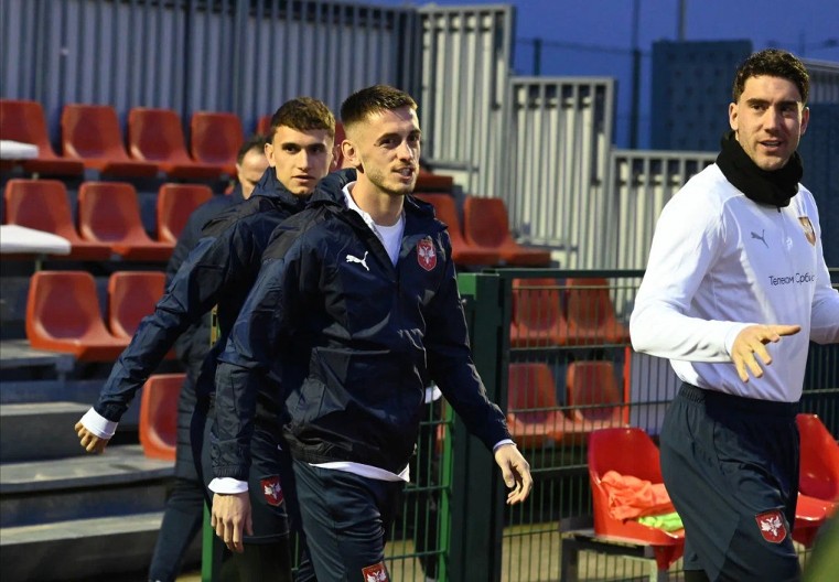 SRBIJA SVIM SILAMA NA AUSTRIJU Orlovi odradili trening pred važan meč za opstanak u A Ligi nacija: Evo kakva je atmosfera u ekipi (FOTO)