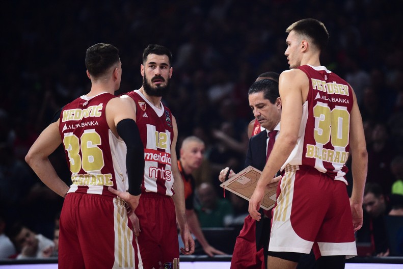 POGLED NA TABELU EVROLIGE ZA RADOST "DELIJA" Zvezda u plej-of zoni, ali preti opasnost