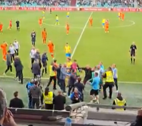 NAPADNUT BIVŠI TRENER ZVEZDE Opšta tuča na finalu Kupa (VIDEO)