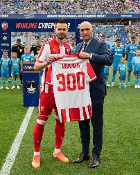 VELIKI JUBILEJ Mirko Ivanić odigrao 300. utakmicu za Crvenu zvezdu