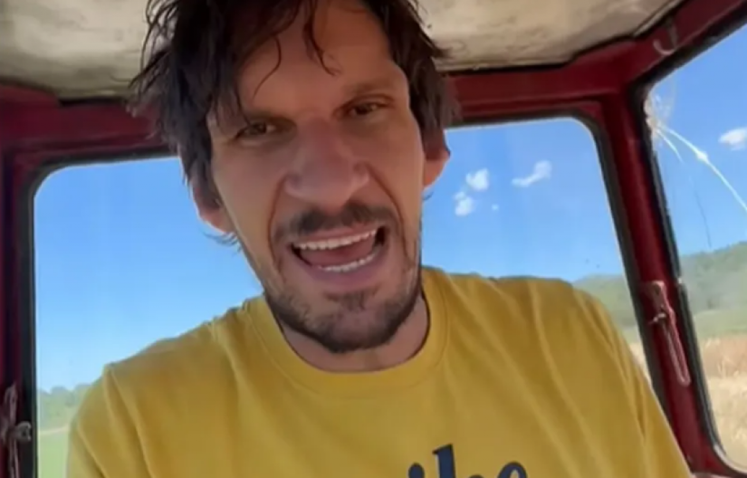 "MALO BLEJA, MALO TERETANA" Boban Marjanović vozio traktor kroz njivu, pa oduševio sve hit snimkom (VIDEO)