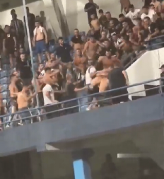 PUCALO JE Pojavio se novi snimak tuče navijača Budućnosti, brutalno pesničenje (VIDEO)