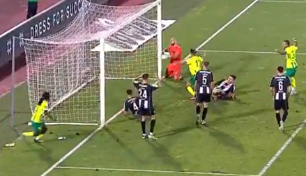 MILOŠEVIĆ OD HEROJA DO TRAGIČARA Veliki kiks golmana Partizana za gol Kiprana (VIDEO)