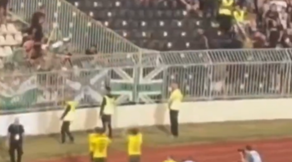 "GROBARI" ŠOKIRALI ŠKOTE Gosti slavili gol, pa ostali bez zastave (VIDEO)