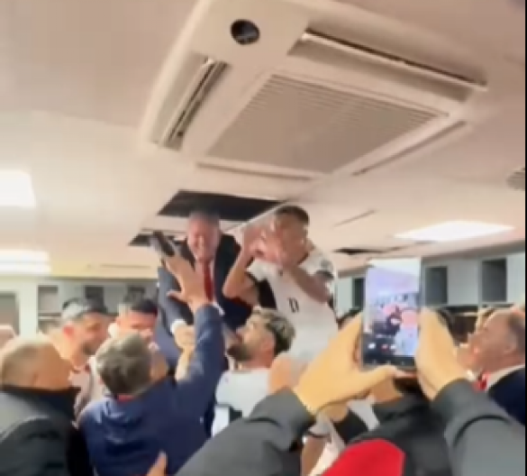 SRAMNE SCENE U LESKOVCU Potpredsednik UEFA sa Albancima lomio svlačionicu (VIDEO)