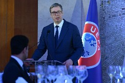 "OČEKUJEM IH NA FAJNAL-FORU" Vučić o Zvezdi i Partizanu: Kad uračunate koliko im je niži porez ovde nego u Španiji i Grčkoj, imaju budžete na nivou prvih pet ekipa Evrolige