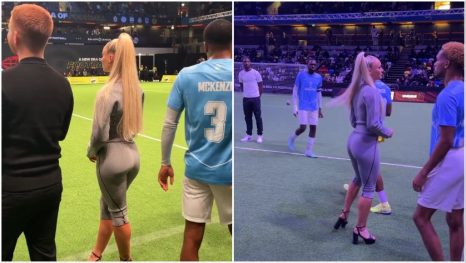 NAPRAVILA HAOS Kada se ona pojavila na utakmici više nikome nije bilo do fudbala (FOTO)