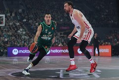 NAGRADA ZA POBEDU NAD ASVELOM Košarkaš Panatinaikosa Kostas Slukas MVP 25. kola Evrolige