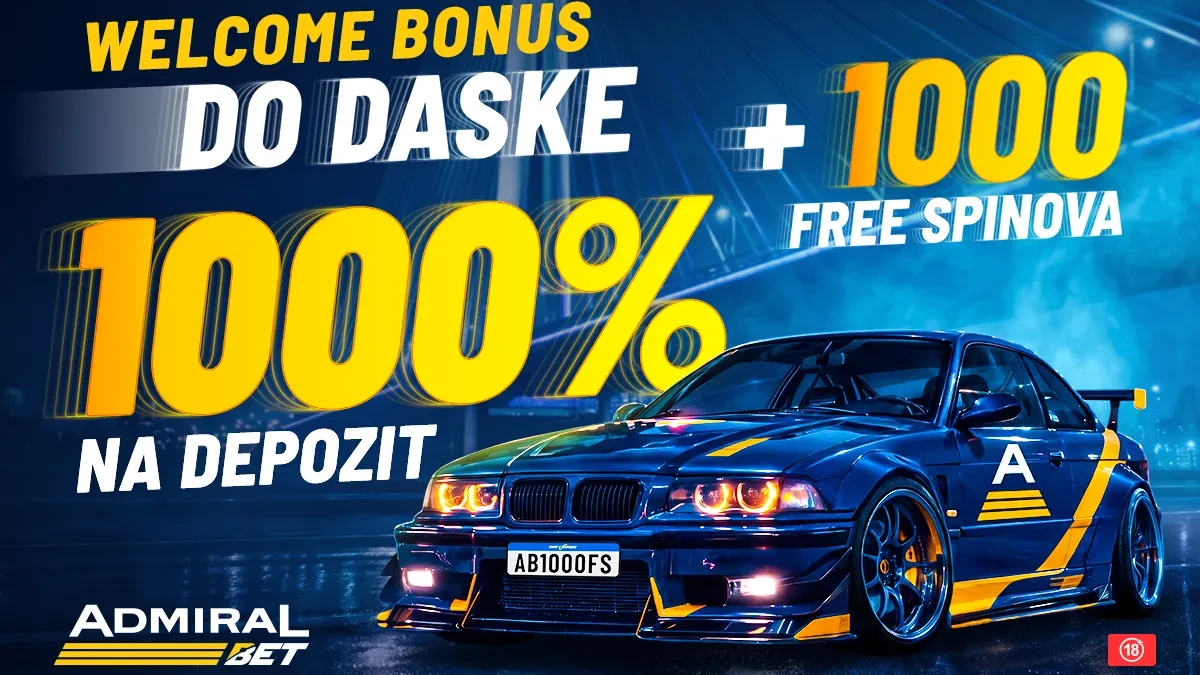 Registrujte se i dajte gas – 1.000% bonusa i 1.000 besplatnih spinova