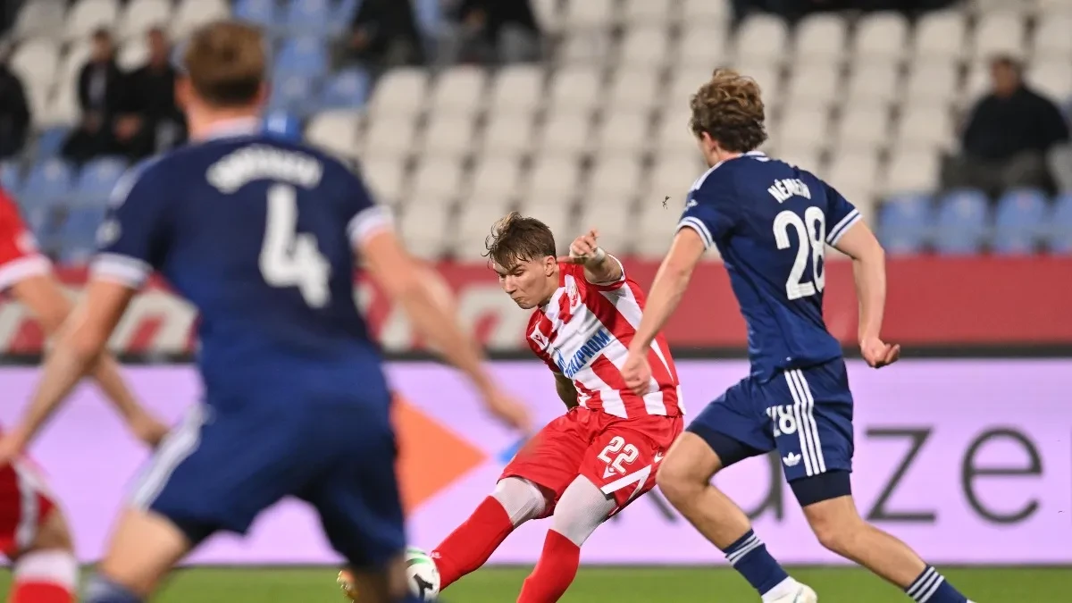 Crvena zvezda - Kopenhagen: Crveno-beli golovima za TV špice napravili preokret