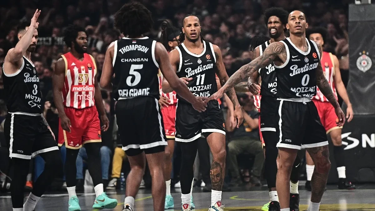 Crno-beli u naletu: Evo gde možete gledati meč Asvel - Partizan