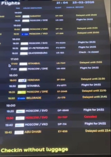 BOKSERI SRBIJE ZADRŽANI U RUSIJI Avion iz Beograda se vratio zbog pretnje dronova