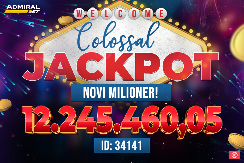 REKORD KOJI ĆE SE DUGO TRAJATI – PAO NAJVEĆI JACKPOT U ISTORIJI ADMIRALBETA