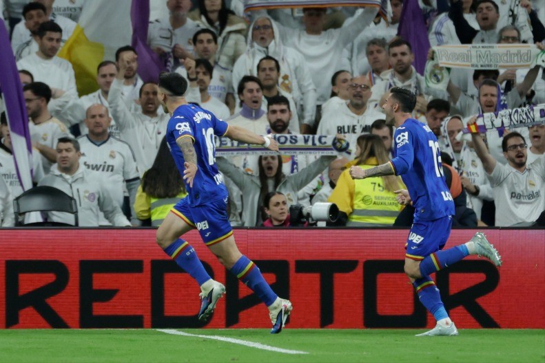 KAKVA GOLČINA Utišao Bernabeu: Neverovatan volej fudbalera Hetafea protiv Real Madrida