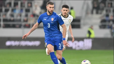 SRBIJA - SAUDIJSKA ARABIJA "Makazice" Strahinje Pavlovića za izjednačenje, a Mitrović za totalni preokret! - 2:1