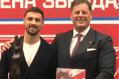 URUČENA PRIZNANJA Rade Krunić najbolji sportista Zvezde