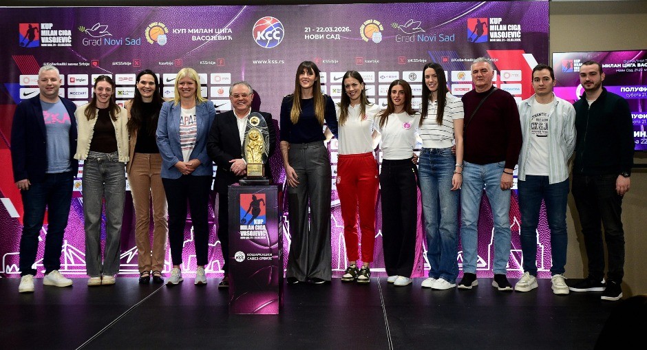 Održan žreb za ženski Kup Milan Ciga Vasojević, ovo su parovi polufinala