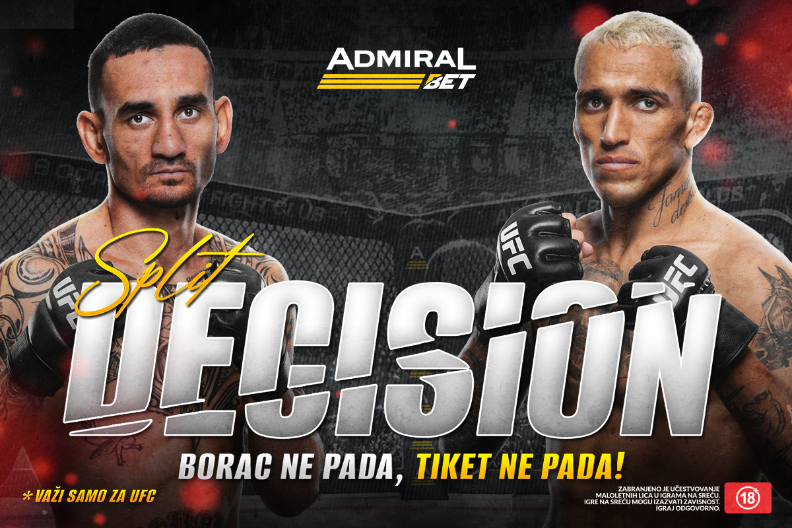 UFC 326: HOLOVEJ I OLIVEIRA U BORBI ZA BMF POJAS Dva velikana ponovo dele oktagon u borbi koja obećava spektakl