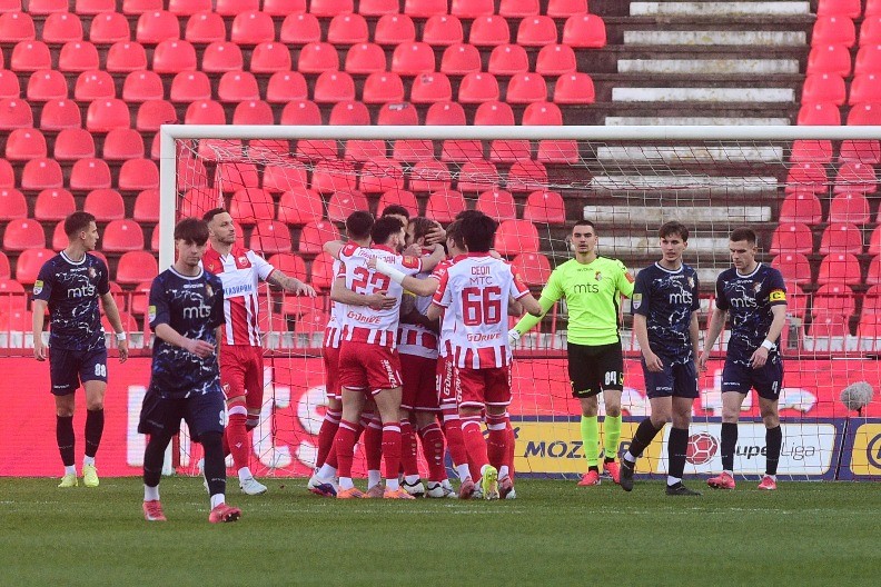 ROĐENDANSKI POKLON "DELIJAMA" Poker Crvene zvezde protiv Napretka, dominacija čitavim tokom meča za ubedljiv trijumf