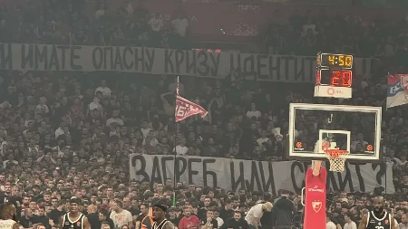 OGROMAN NATPIS "Delije" brutalno isprozivale "grobare"