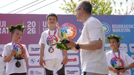Veljko Petrović iz vrtića "Maštarija" pobednik 30. Dečjeg maratona