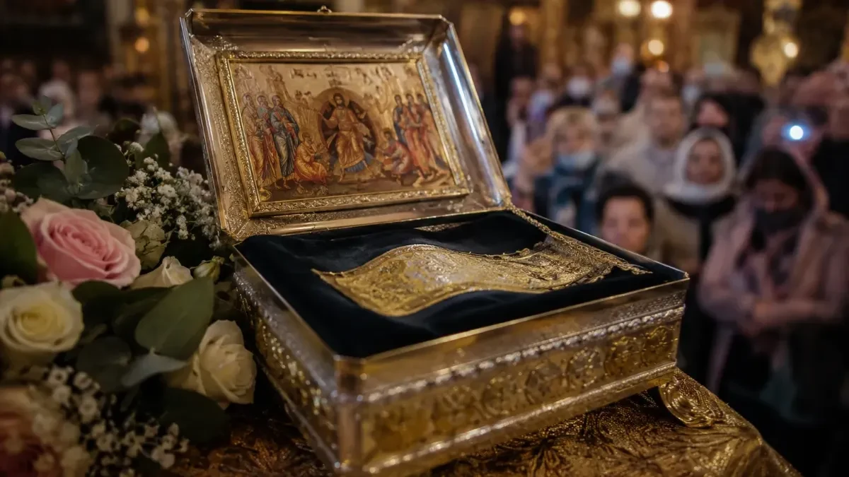 Fudbaler Zvezde došao da se pokloni svetinji (FOTO)