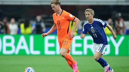 Holandija - Japan: Ređaju se šanse u završnici prvog poluvremena