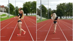 Zbog nje svu svi odlepili: Zgodna Patricija dominira, osvojila srebro u komšiluku, pa fotkama zapalila internet