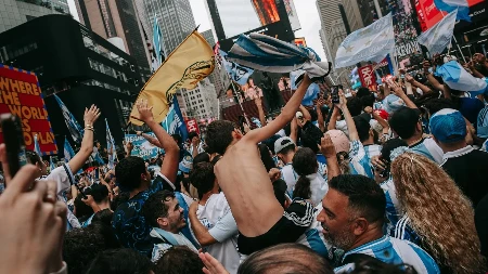 Navijači Argentine okupirali Njujork: Ludnica pred finale Svetskog prvenstzv