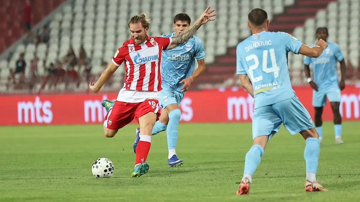 Crvena zvezda - Novi Pazar: Katai pogodio u poslednjim sekundama