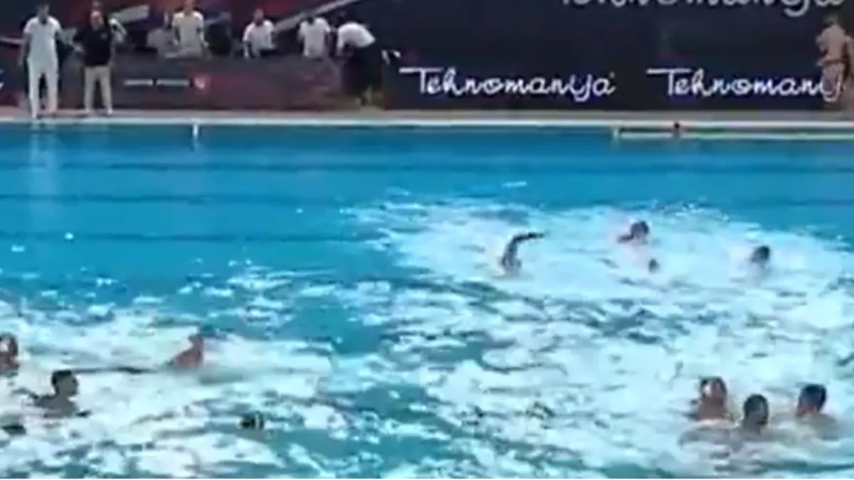 Sevale pesnice! Tuča na kraju meča Partizan - Novi Beograd (VIDEO)